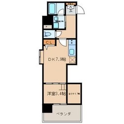 アクタス天神セントラルタワーⅡの物件間取画像